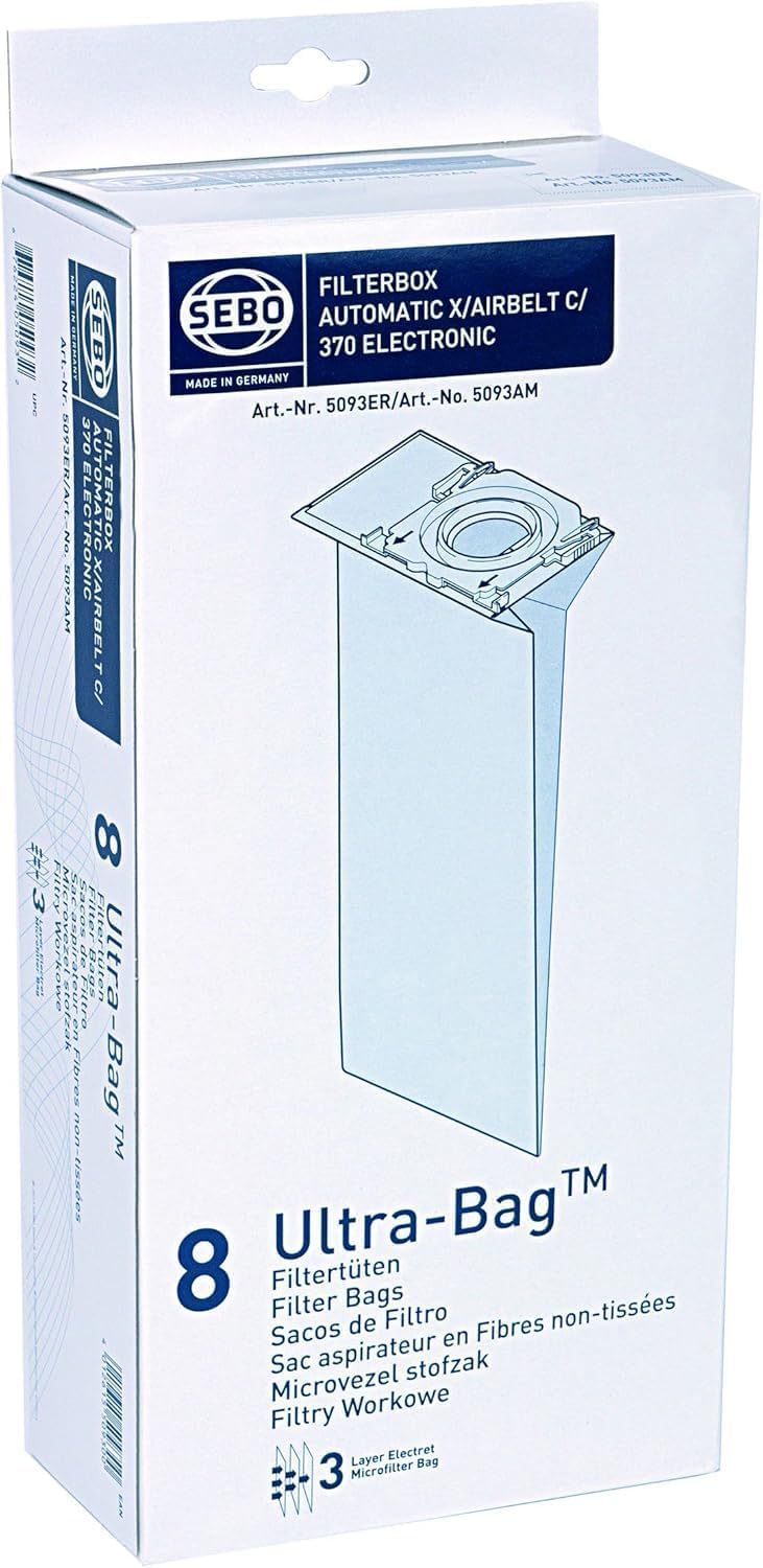 B-CLEANS+ 2箱セット Amazon.com - Sebo Genuine X1 X2 X3 X4 X5 Extra Pet XP2 XP3 5093ER